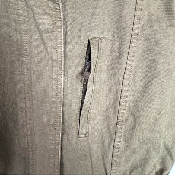 Marine Layer Olive Green Elle Women's‎ 100% Cotton Utility Jacket Size XS - Picture 8 of 16